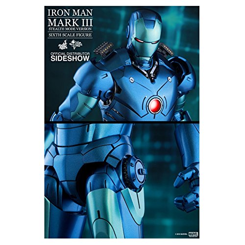 Movie Masterpiece DIECAST 1/6 scale figure Iron Man Mark Blue