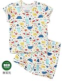 【あるこんたるこん】 ナチュラル コットン ベビー キッズ ジュニア ルームウェア ディラン 男の子 パジャマ 3分袖 ショートパンツ (90)