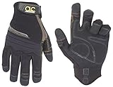 Custom Leathercraft 130L Subcontractor Flex Grip Work Gloves, Large [並行輸入品]