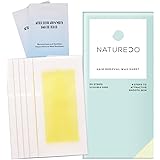 NATURECO ナチュレコ ワックス脱毛シート 20枚10組 ワックス脱毛 眉毛 ワックス 脇 脚 すね毛 腕 脱毛テープ ブラジリアンワックス (20枚(10組))