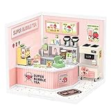 つくるんです® 日本語説明書付 DIY ミニチュアハウス クリエイターシリーズ (タピオカスタンド)