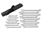 GearWrench 81920 18 pc. Long Pattern Combination Non-Ratcheting Wrench Set, Metric