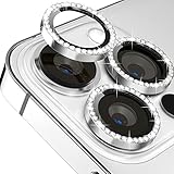 カメラレンズカバー iPhone 16/16Plus/15/15 Plus/14/14 Plus用カメラフィルム チタン合金製 iphone14/15/16 用カメラレンズ保護フィルムガラス キラキラ 耐衝撃 防塵 高透過率 露出オーバー防止 キズ防止 黒縁取り 硬度9H 全面保護 貼り付け簡単 (紫)