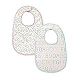 ペア Pehr よだれかけ スタイ 男の子 女の子 ビブ リバーシブル ハンドメイド 2枚セット Alphabet