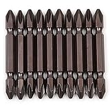 SROL ネジ用ビットドライバービットセットPH2 xΦ4.5mm x 65 mm 10本組