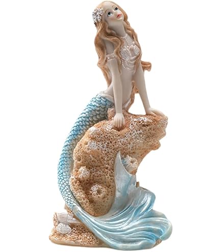 Amazon.co.jp: アクアリウム 水槽 オブジェ 人魚 人形 人魚姫装飾