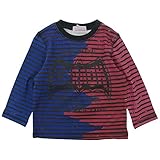 GARACH(ギャラッチ) 天竺GARACHロゴボーダーPt長袖Tシャツ 100cm/ネイビー NO.AH-511411