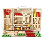 SenseR おもちゃ 知育玩具 木製 玩具 大工さんセット 木のおもちゃ 男の子 3歳 から