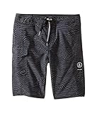 (ボルコム) VOLCOM キッズ水着・ボードショーツ Magnetic Stone Mod Boardshorts (Toddler/Little Kids) Black XL n/a [並行輸入品