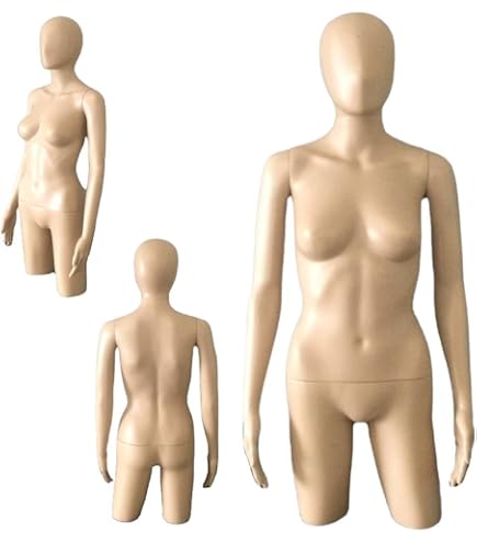 Amazon.co.jp: Isabally 女性マネキン 可動式 トルソー アーム ヘッド