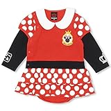 ベビードール ディズニー カタカナロゴ長袖ロンパース 子供服 DISNEY Collection 70cm ミニー
