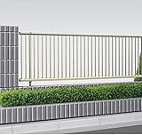 サビに強い　YKK ap　シンプレオフェンス10型　本体　T100　『高さ100ｃｍ用　たて格子（32本）タイプ　アルミフェンス　柵』 　ブラウン