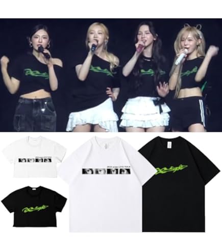 Amazon.co.jp: AESPA グッズ Tシャツ 2024 ツアー SYNK 応援