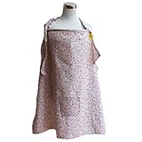 Minene Poncho Nursing Shawl (Pink Flowers) by Minene