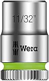 Wera Zyklop 8790 HMA 1/4 Socket, Hex head 11/32 x Length 23mm by Wera