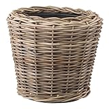 ラタンバスケット モンデリック 【Φ34cm】 籐製 〔屋外/ガーデニング用品/園芸〕 生活用品 [並行輸入品]