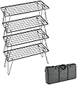 アウトドアメッシュラック フィールド ミニマル ラック ブラック MINIMAL RACK 4点セット 収納付き T-229-4T