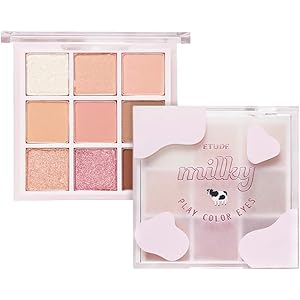 ETUDE エチュード プレイカラーアイズ ミルキーコレクション ストロベリーミルク アイシャドウ 0.8g×9色