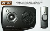 E9A- DIY WIRELESS 100M RANGE MP3 DOWNLOADABLE DOOR CHIME ALERT ALARM AND 32 S... [並行輸入品]
