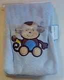Cutie Pie Monkey Blue Baby Blanket by Cutie Pie [並行輸入品]