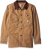 NCAA Iowa State Cardinals Boy 's Weathered Chore Coat S ブラウン