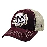 Texas A & M Aggies公式NCAA調節可能なヴィンテージメッシュby Top of the World 604668