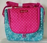 American Girl Blue Star Lunch Tote BPA free School Preschool Picnics Outings Fun Fashionable Insulat