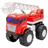 オンダ(Onda) 消防車 おもちゃ 水遊び 水を発射 緊急車両 はしご 噴水 砂遊び はたらくくるま 水発射!消防車 知育玩具 男の子 誕生日 ギフト プレゼント