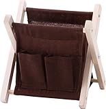 不二貿易 木製 小物ラック ブラウン 31797