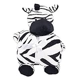 Snoozies Plush Animal with Matching Throw Blanket - Zebra by Snoozies