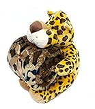 Snoozies Leopard Baby Blanket and Animal by Snoozies