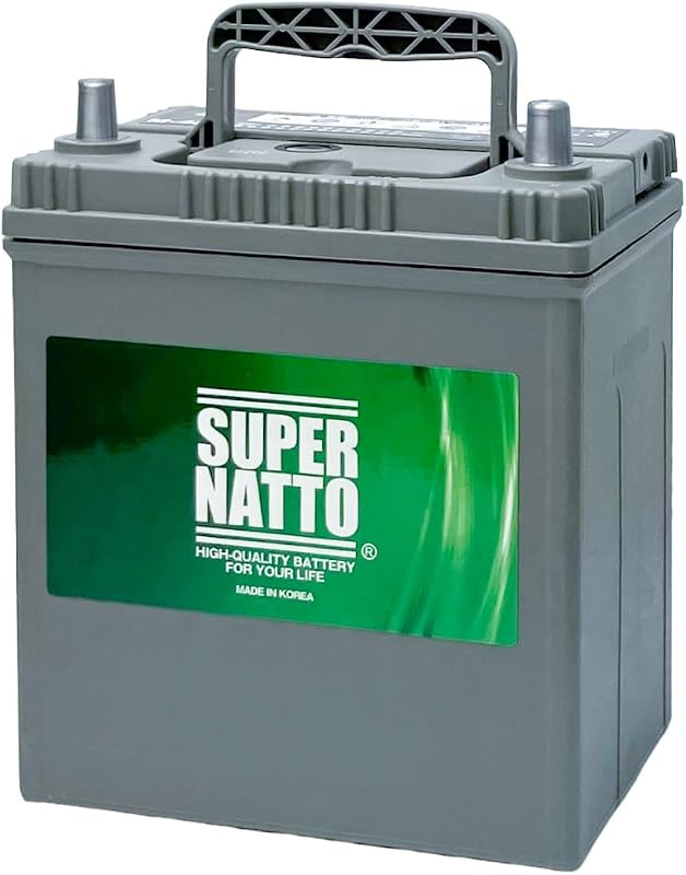 スーパーナット(SUPER NATTO) 自動車用バッテリー M-42 バッテリー無料回収チケット付き アイドリングストップ 軽自動車バッテリー 55B19L 60B19L 55B20L 60B20L 互換