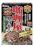 ハウス カリー屋黒旨キーマカレー 辛口 150g×10個 [レンジ化対応・レンジで簡単調理可能]