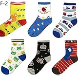 Commencer(コマンス) 6Ｐソックスパック クルーソックスタイプ 靴下 (15-17ｃｍ) (F-2)