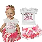 （イーエフイー）EFE　ベビー服　2点セット　Tシャツ＋スカート　誕生日|プレゼント|100日祝い|記念撮影　2色　80/90/100 ピンク 90