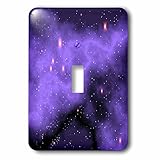 3dローズFloreneスペースでパープル空N星のイメージスペース – 照明スイッチカバー – シングルトグルスイッチ – LSP _ 255341 _ 1 ( )