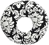 アリスインターナショナル エスメラルダ ドーナツ枕 ブラックダマスク 日本製 赤ちゃんの頭の形が良くなる