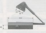 トステム　ドアクローザ　ブロンズ　 DCAZ101 （代替品）L1X11　新クリエラ　90.3～93.3