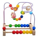 TYGJ 赤ちゃん知育玩具 ルーピング カラフルビーズ おもちゃ ファニー 指先トレーニング 算盤 ギフト 誕生祝い