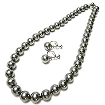 8mm珠　2連　真珠　ネックレス　パール　貝パール　シルバー 磨き貝パールネックレス(8mm/42cm)【JUNO PREMIUM】 | 【公式