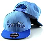 MLB American Needle scripteez Cooperstownウール調整可能なスナップバック帽子( Seattle Mariners )