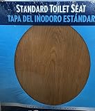 標準トイレ便座オーク仕上げ優雅in Bath Decor