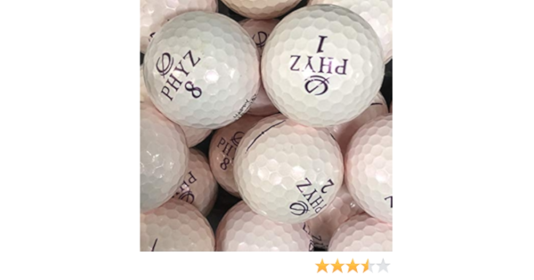 Amazon Aランク ブリヂストンゴルフ Phyz ファイズ 15年モデル パールピンク 12球 ロストボール Ecoボール ノーブランド品 ゴルフボール