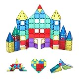 磁石ブロック 磁気パズル 磁気タイル 建物トイセット 想像力を育む 子ども 知育おもちゃ 男の子 女の子 ゲーム モデルDIY 創意プレゼント 子供オモチャ 68個