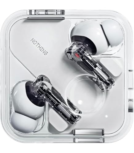 Amazon.co.jp: Spigen Nothing Ear (2) ケース クリア カラビナ付き