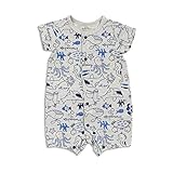 baby ampersand 海のいきものロンパス　グレー　70cm