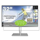 3枚 VacFun フィルム ， Asus PA32UCX-PK 32 インチ ディスプレイ モニター 向けの 保護フィルム 液晶保護 フィルム 保護フィルム（非 ガラスフィルム 強化ガラス ガラス ）