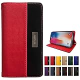 SC-41A SCV48 Galaxy A41 スマホケース ケース カバー 手帳型ケース sc-41aケース sc-41aカバー sc41a scv48ケース scv48カバー galaxya41 ギャラクシーa41 スマホカバー 手帳型カバー スタンド機能 本革 上質 PUレザー 黒TPU スタイリッシュ 【NB】 ハリウッドレッド