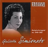 ジュリエッタ・シミオナート 伝説の肖像 (Portrait of a Legend / Giulietta Simionato) [輸入盤]