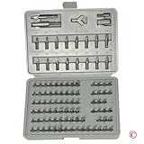 100 pc Security Bits Torx Torq Tamper Proof Hex Set [並行輸入品]